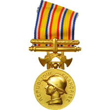 França, Ministère de l'Intérieur, Actes de dévouement, medalha, 1935, Não