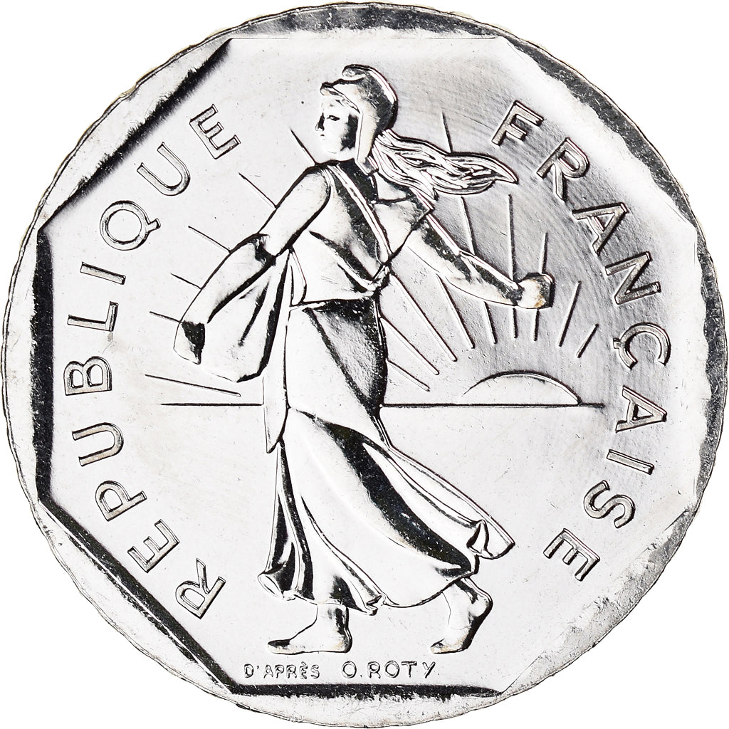 Coin, France, Semeuse, 2 Francs, 2001, Paris, BU, MS(65-70), Nickel, KM:942.2