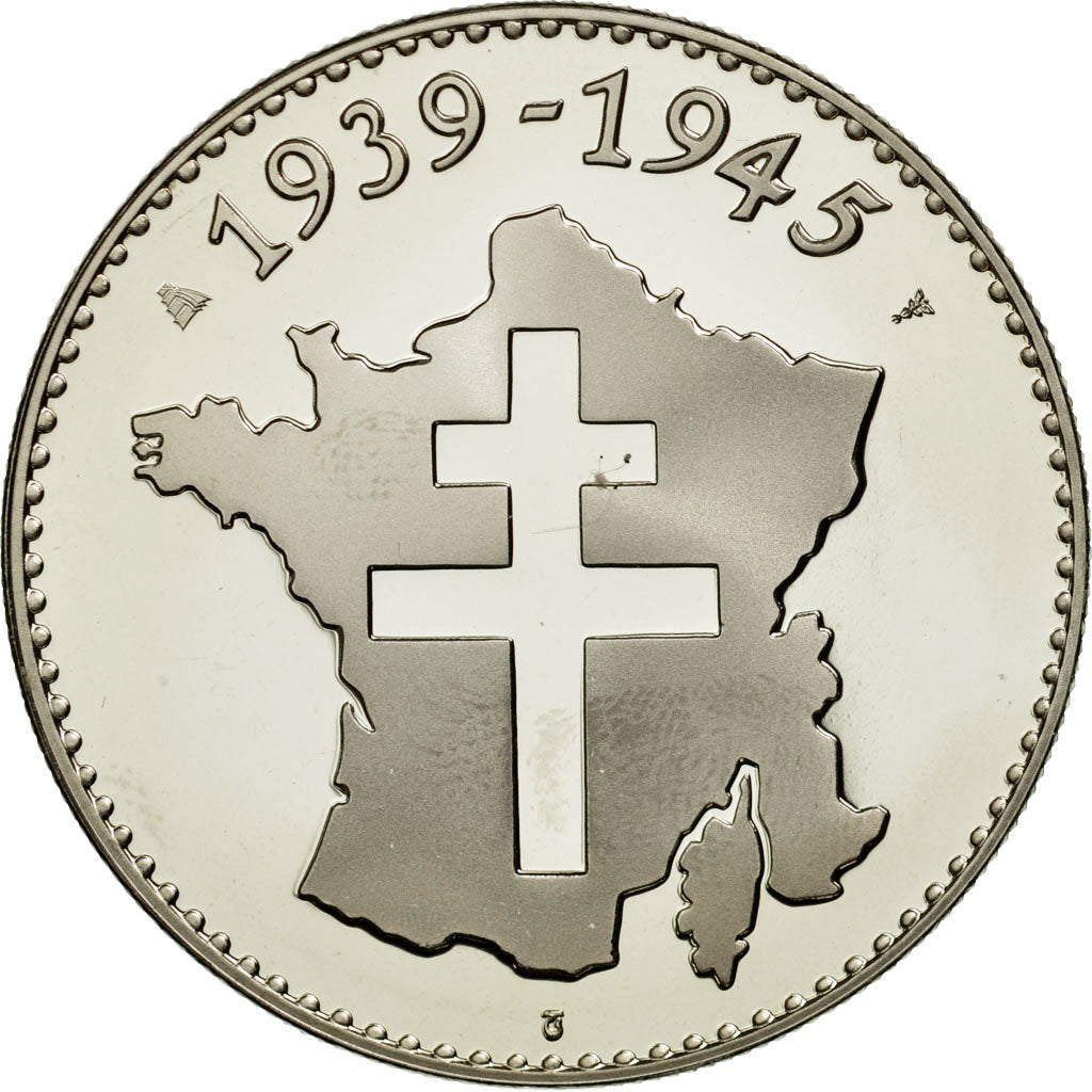 Francja, Medal, 1939-1945, Victoire, Jimenez, MS(65-70), Nikiel
