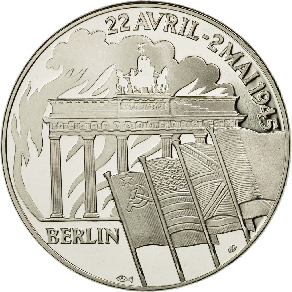 France, Medal, Seconde Guerre Mondiale, Berlin, 1945, Jimenez, MS(65-70), Nickel