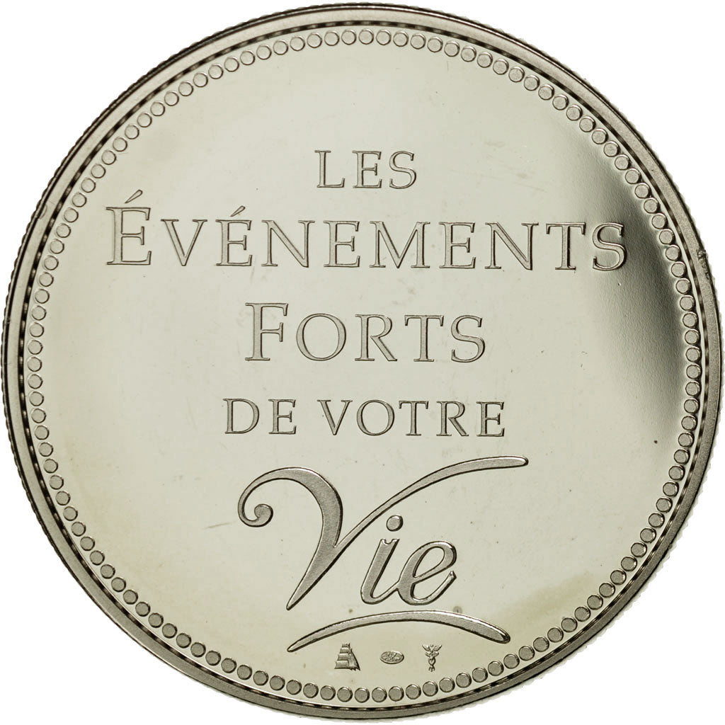 Francia, medaglia, Les Evènements Forts de votre Vie, Jean-Paul II Pape, FDC