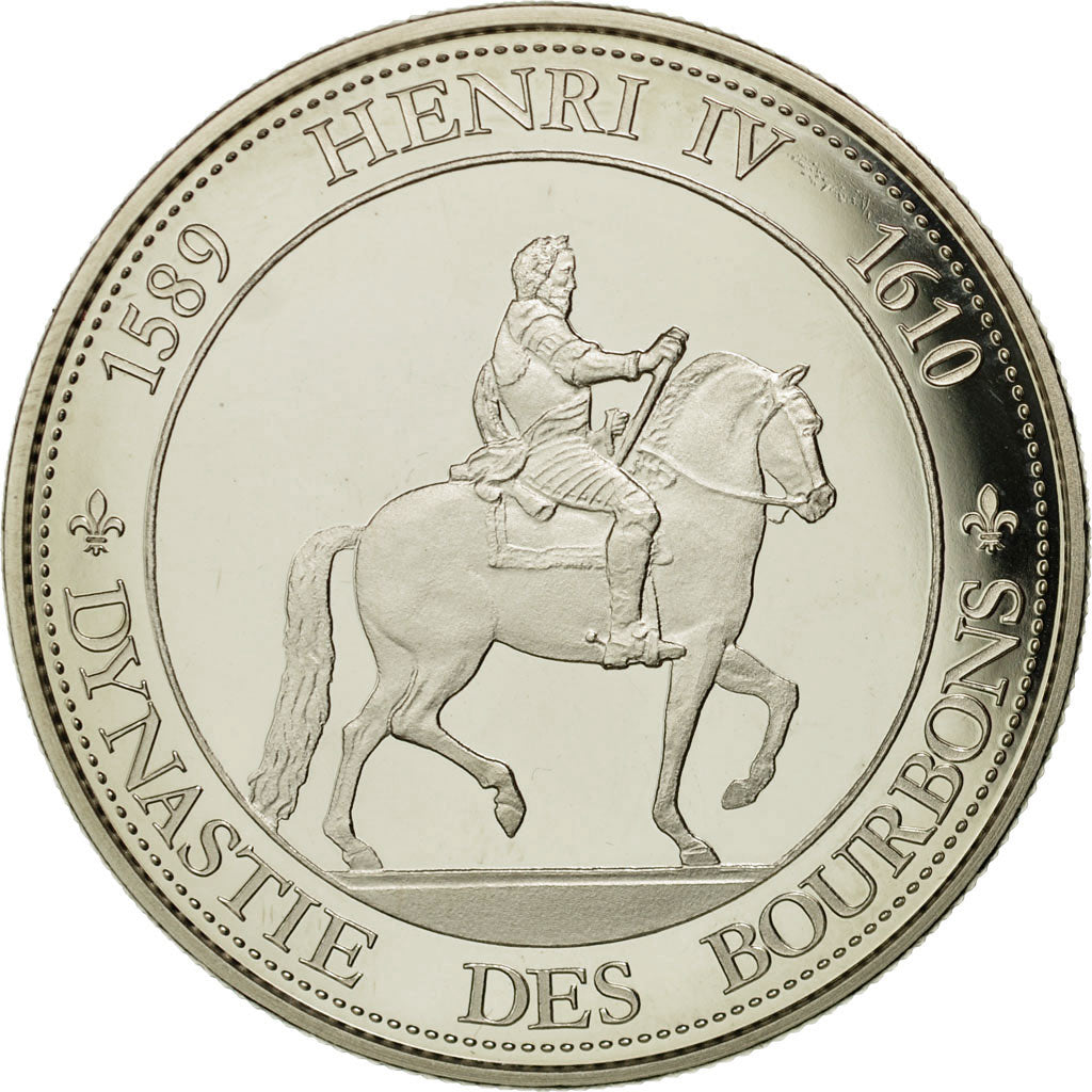 France, Medal, Les rois de France, henri IV, MS(65-70), Copper-nickel
