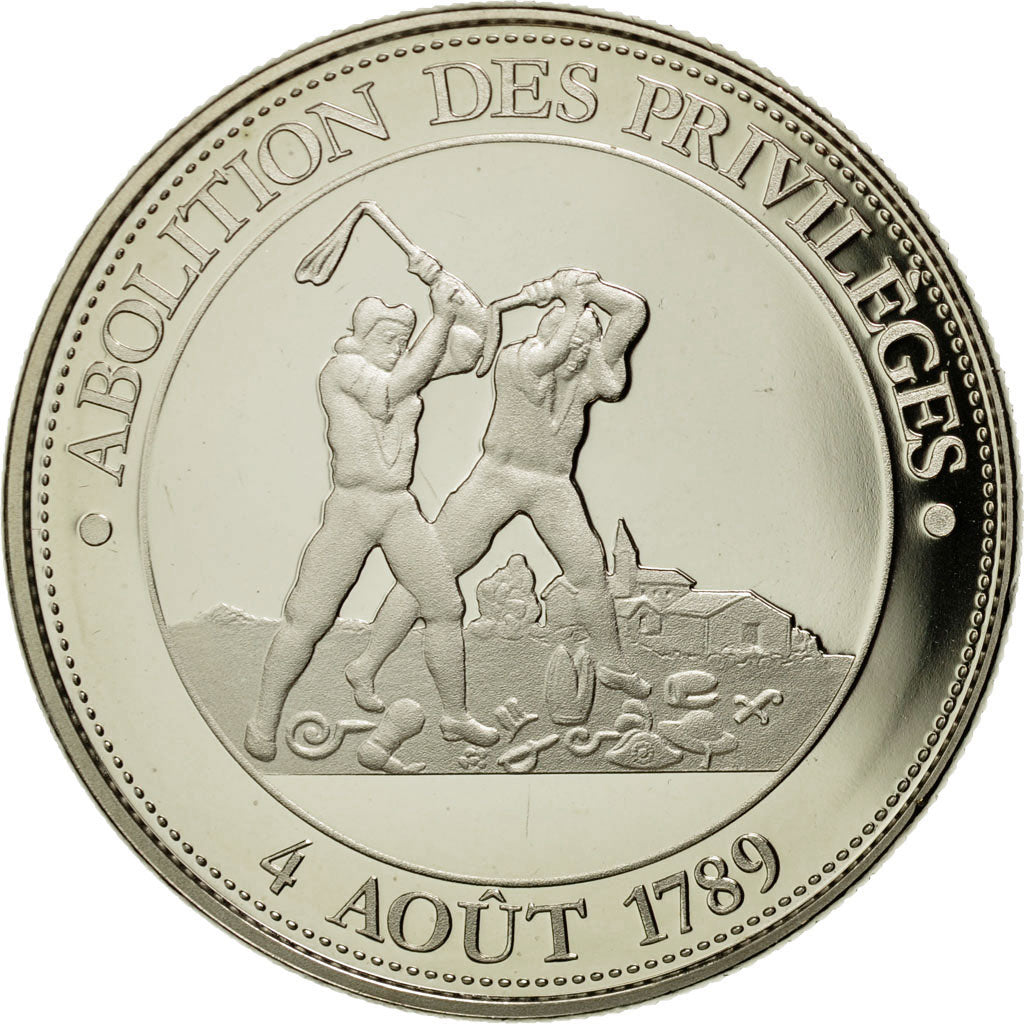 France, Médaille, Révolution Française, Abolition des Privilèges, FDC