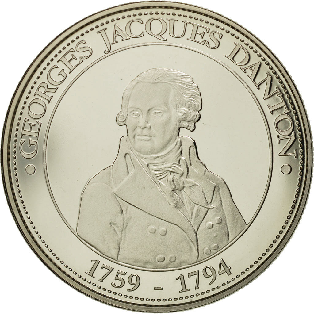France, Medal, Révolution Française, Danton, MS(65-70), Copper-nickel