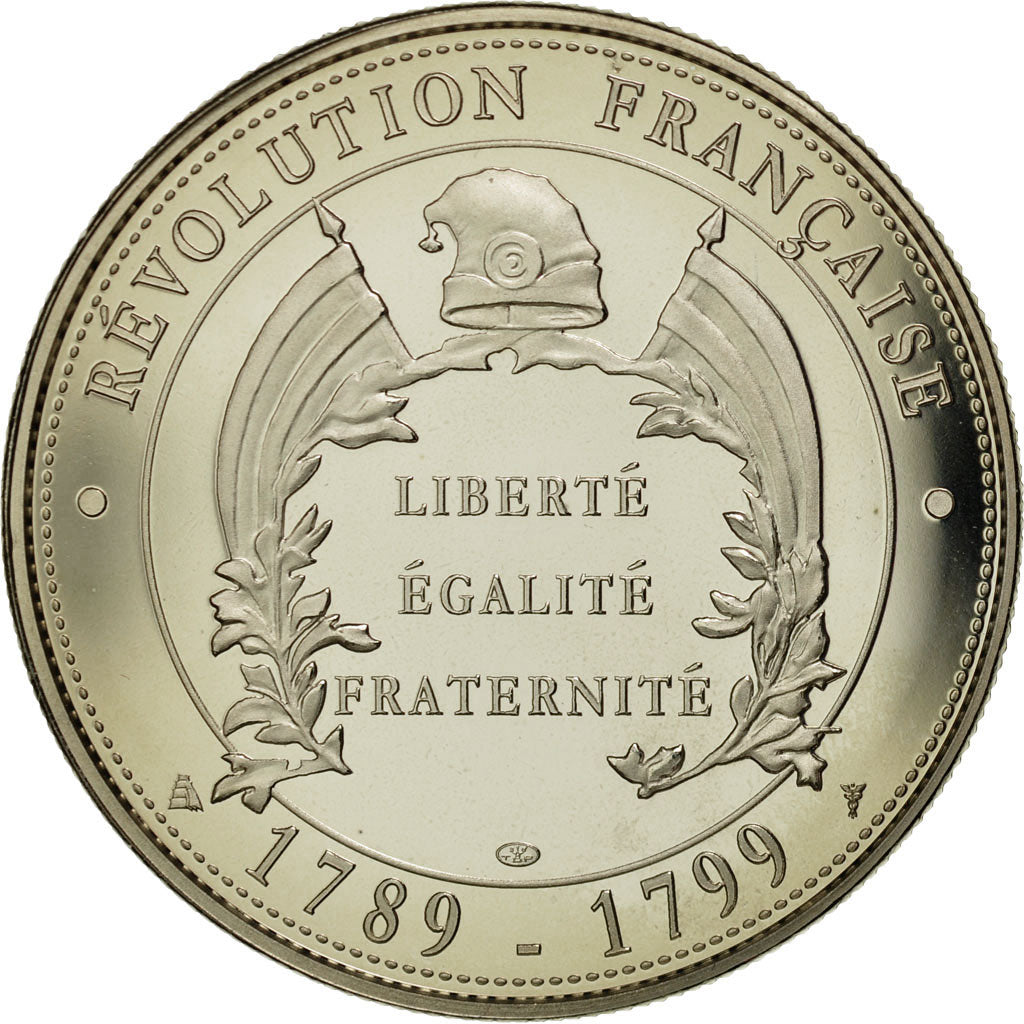 France, Medal, Révolution Française, Danton, MS(65-70), Copper-nickel
