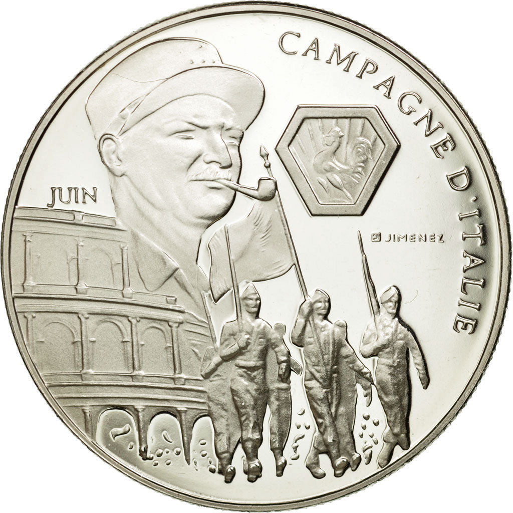 Francia, medaglia, Seconde Guerre Mondiale, Campagne d'Italie, Jimenez, FDC