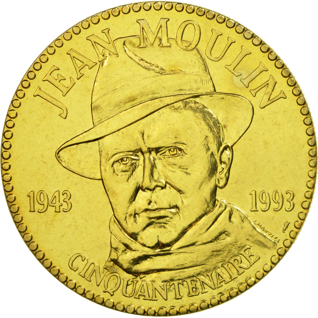 Francia, medalla, 1939-1945, Conseil National de la Résistance, Jean Moulin