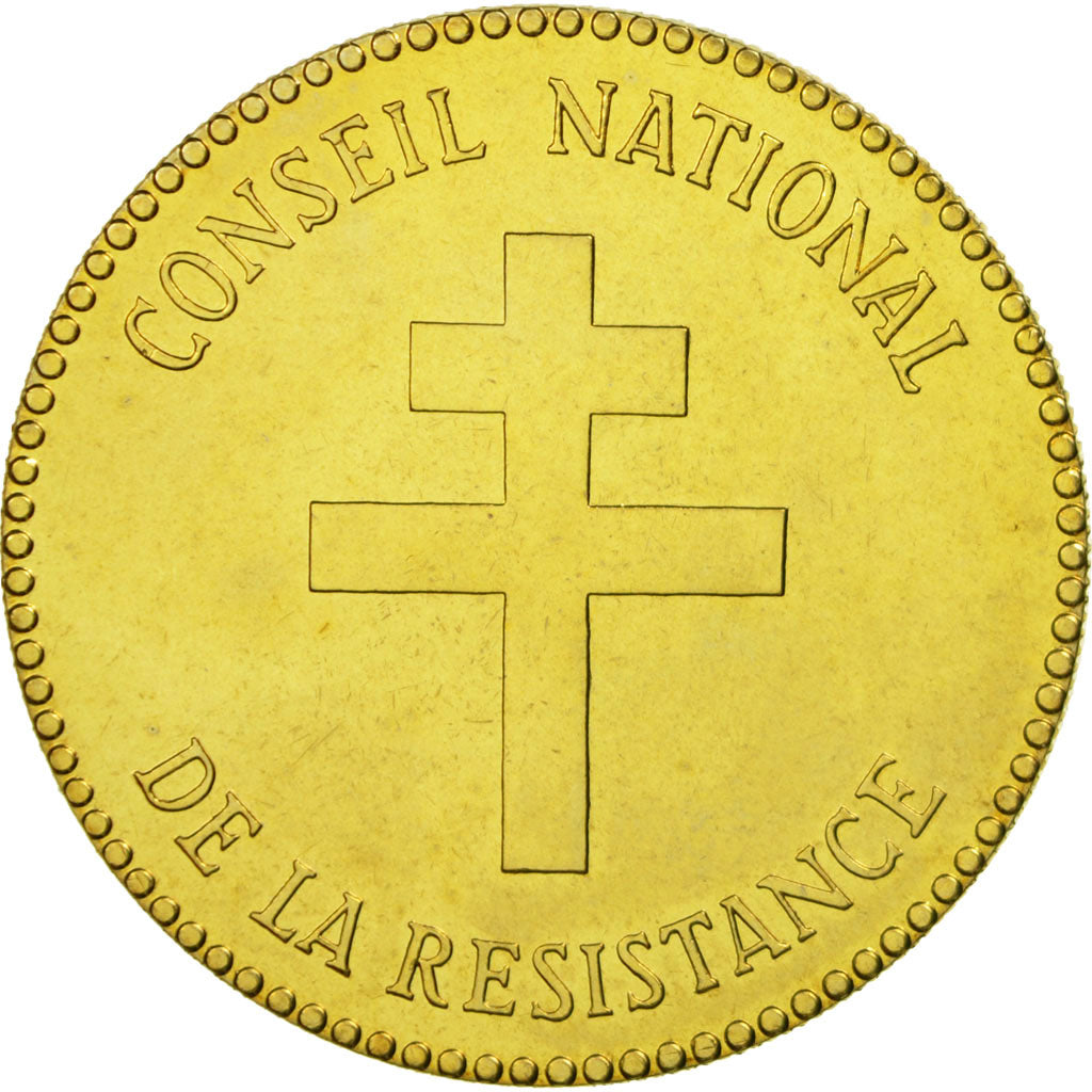 Francia, medalla, 1939-1945, Conseil National de la Résistance, Jean Moulin
