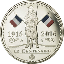 France, Médaille, Première Guerre Mondiale, Centenaire, FDC, Copper-nickel