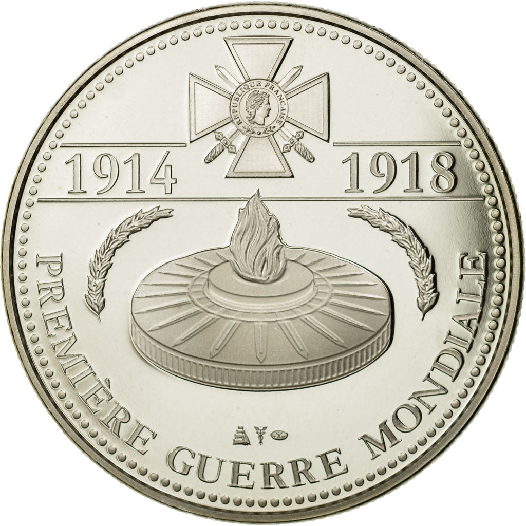 France, Médaille, Première Guerre Mondiale, Centenaire, FDC, Copper-nickel