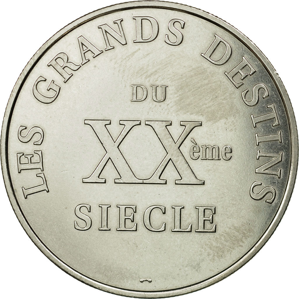 Francia, medalla, Les grands destins du XXeme siècle, Aristide Briand, FDC