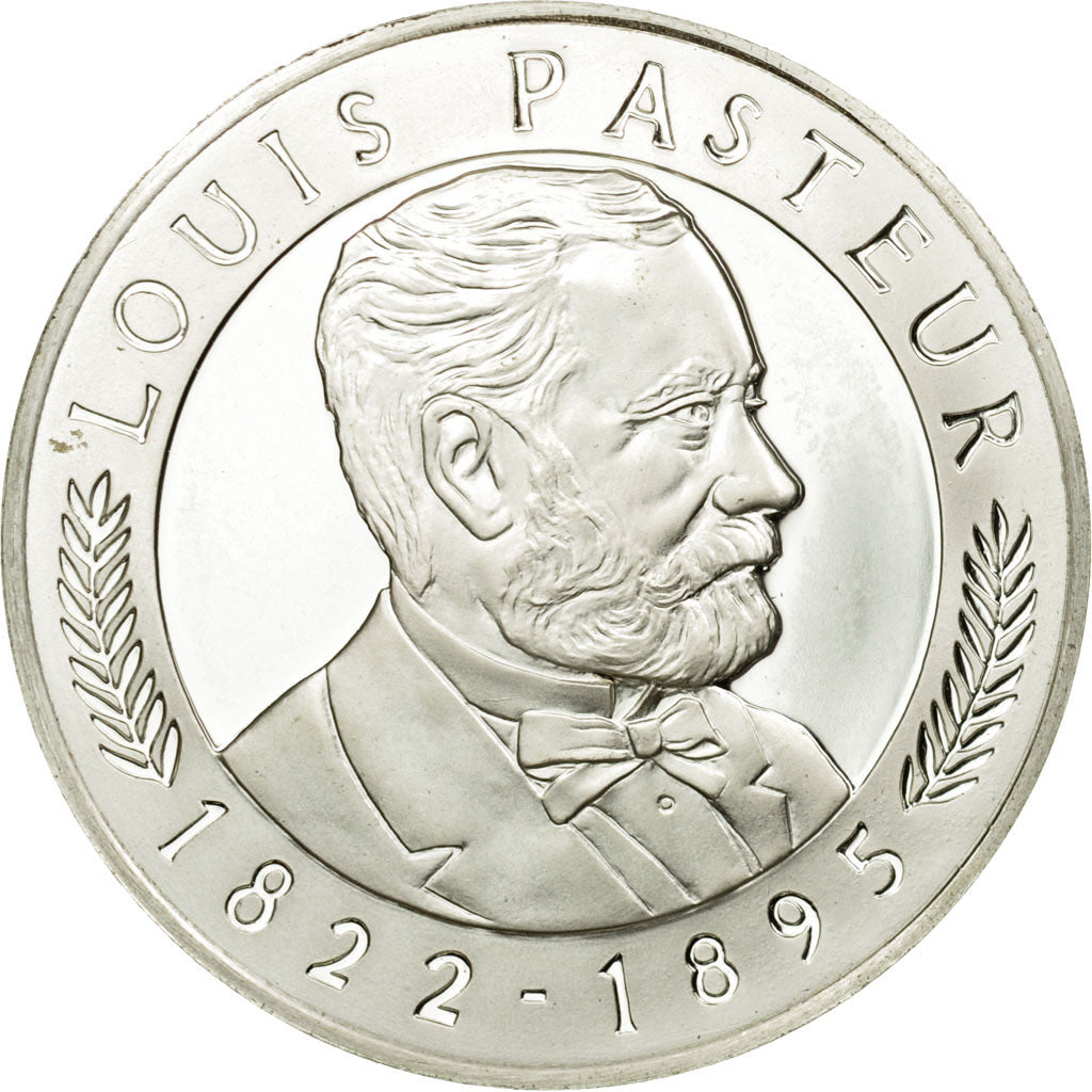 France, Medal, 100ème Anniversaire de la Mort de Louis Pasteur, 1995, MS(64)