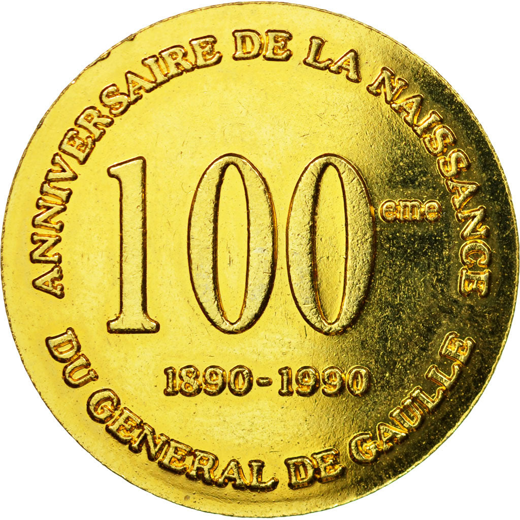 Francja, Medal, 100ème Anniversaire de la Naissance du Général De Gaulle
