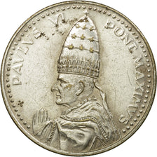 CIDADE DO VATICANO, medalha, Paul VI, Rome, Année Sainte, 1975, Prata Cromada a