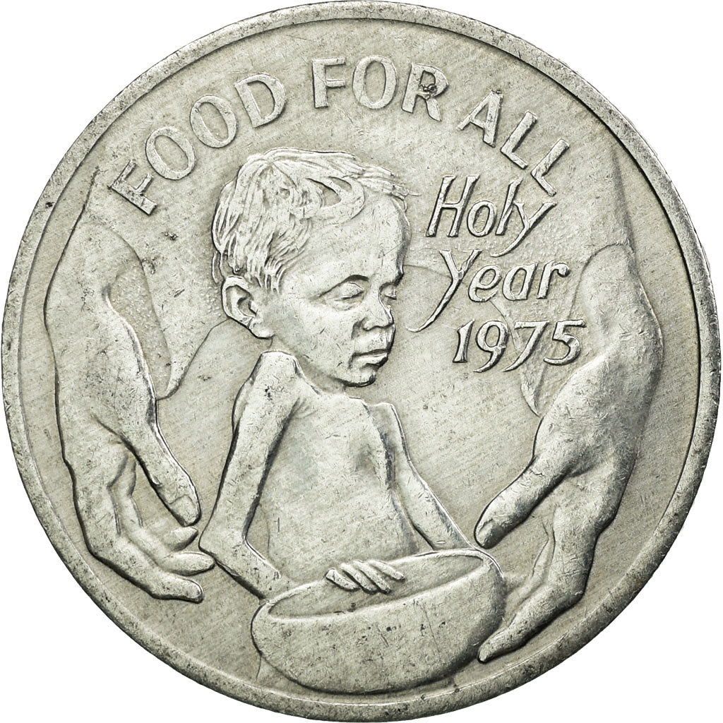 France, Token, Mère Thérésa, Cérès FAO, Rome, Food for All, 1975, MS(63)