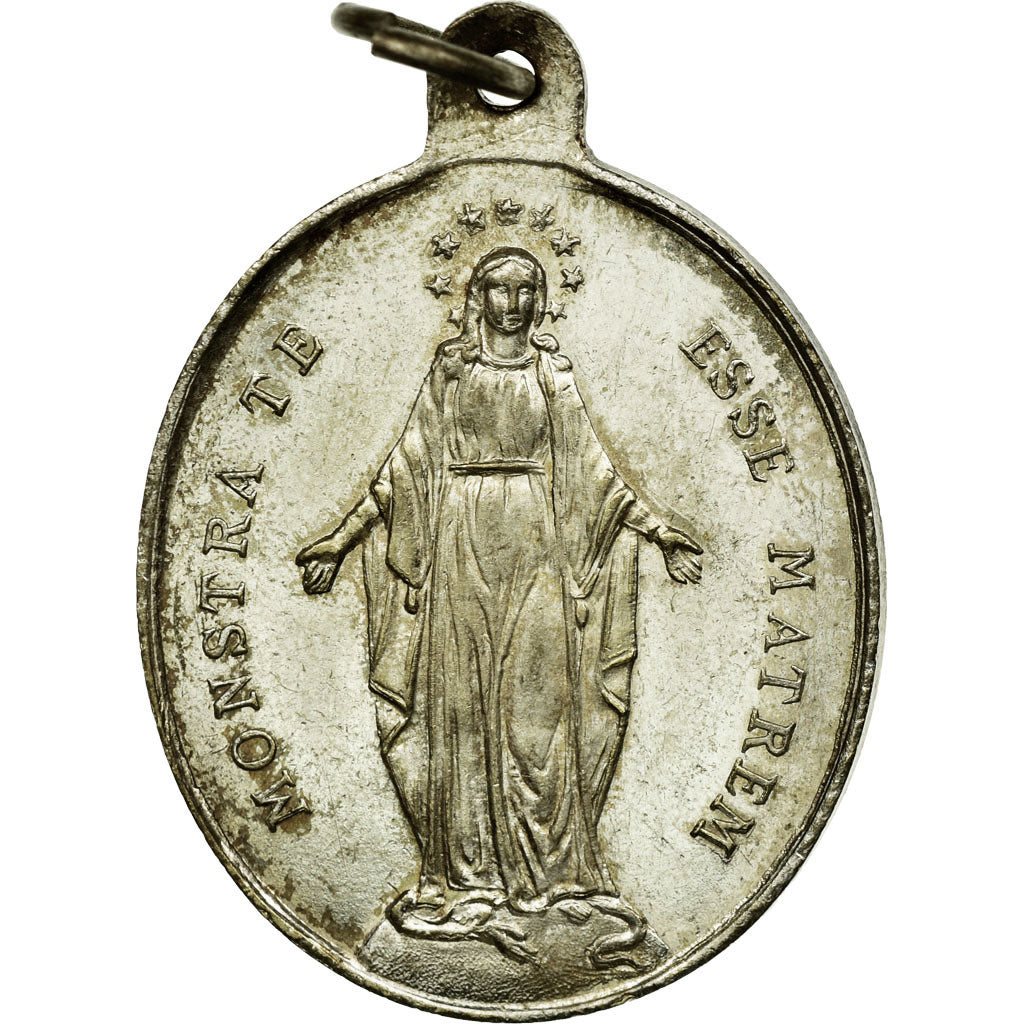 France, Medal, Congrégation des enfants de Marie, AU(50-53), Silvered bronze