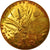 France, Medal, Nouvelle Année, Voeux, Fleurs, 1967, Devigne, MS(60-62), Gilt
