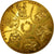 France, Medal, Nouvelle Année, Voeux, Fleurs, 1967, Devigne, MS(60-62), Gilt