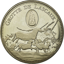 Francia, medaglia, La Grotte de Lascaux, FDC, Rame-nichel