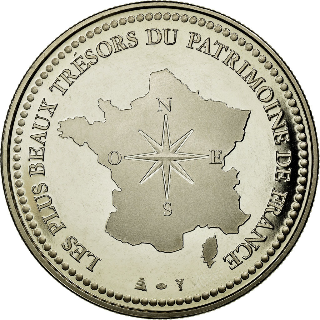 Francia, medaglia, La Grotte de Lascaux, FDC, Rame-nichel