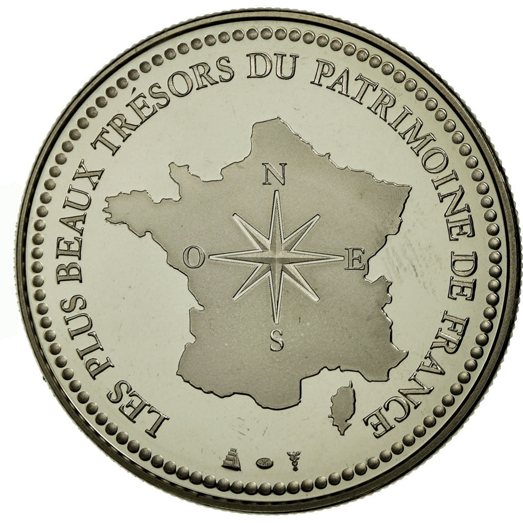 France, Medal, Notre Dame de Lourdes, MS(65-70), Copper-nickel