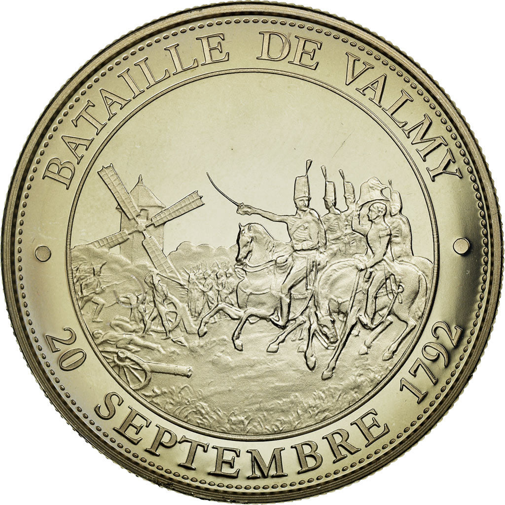 France, Medal, Révolution Française, Bataille de Valmy, MS(65-70)