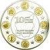 Francia, medaglia, 10 Ans de l'Euro, Saint-Marin, FDC, Copper Plated Silver