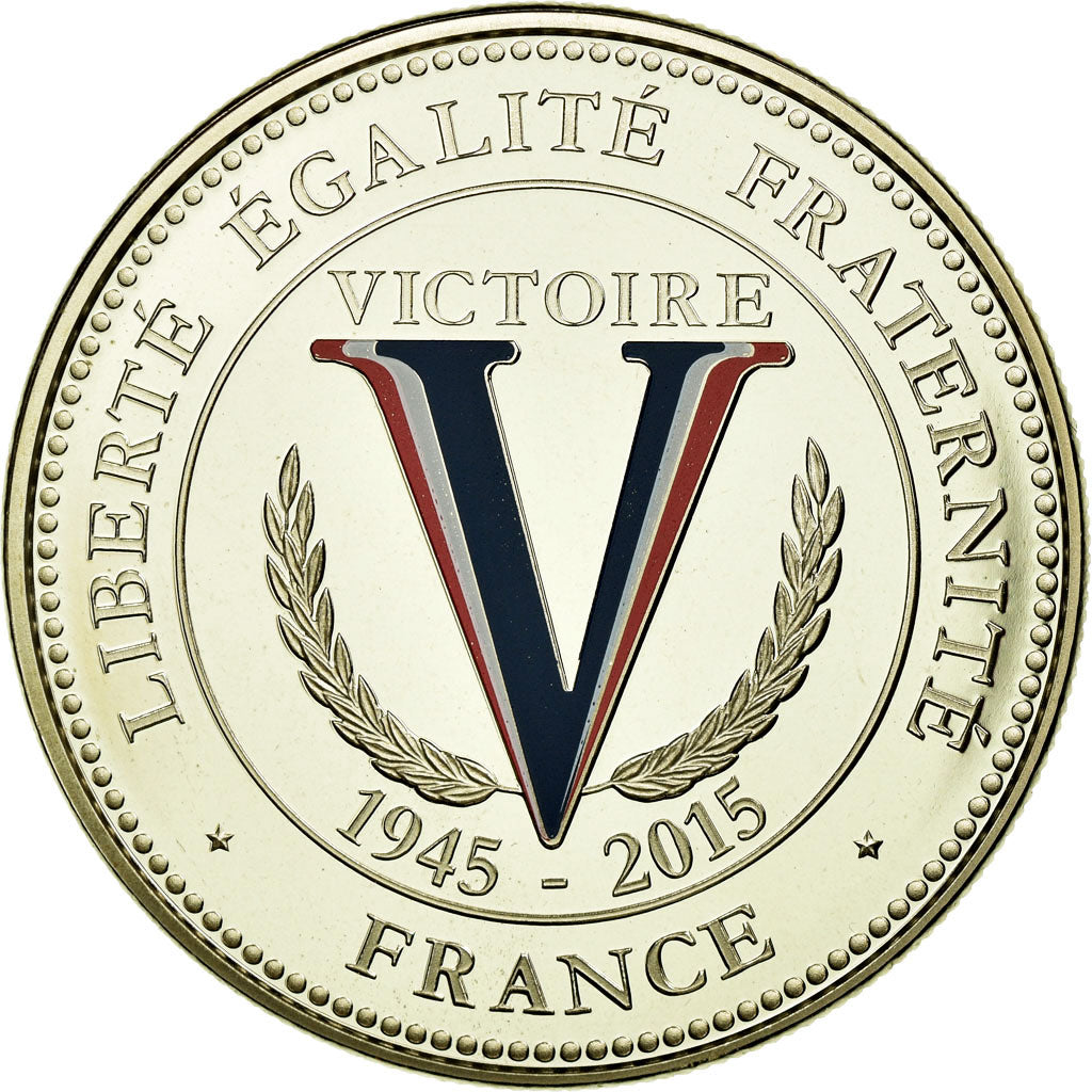 France, Médaille, Seconde Guerre Mondiale, Victoire du 8 Mai 1945, FDC, Cuivre