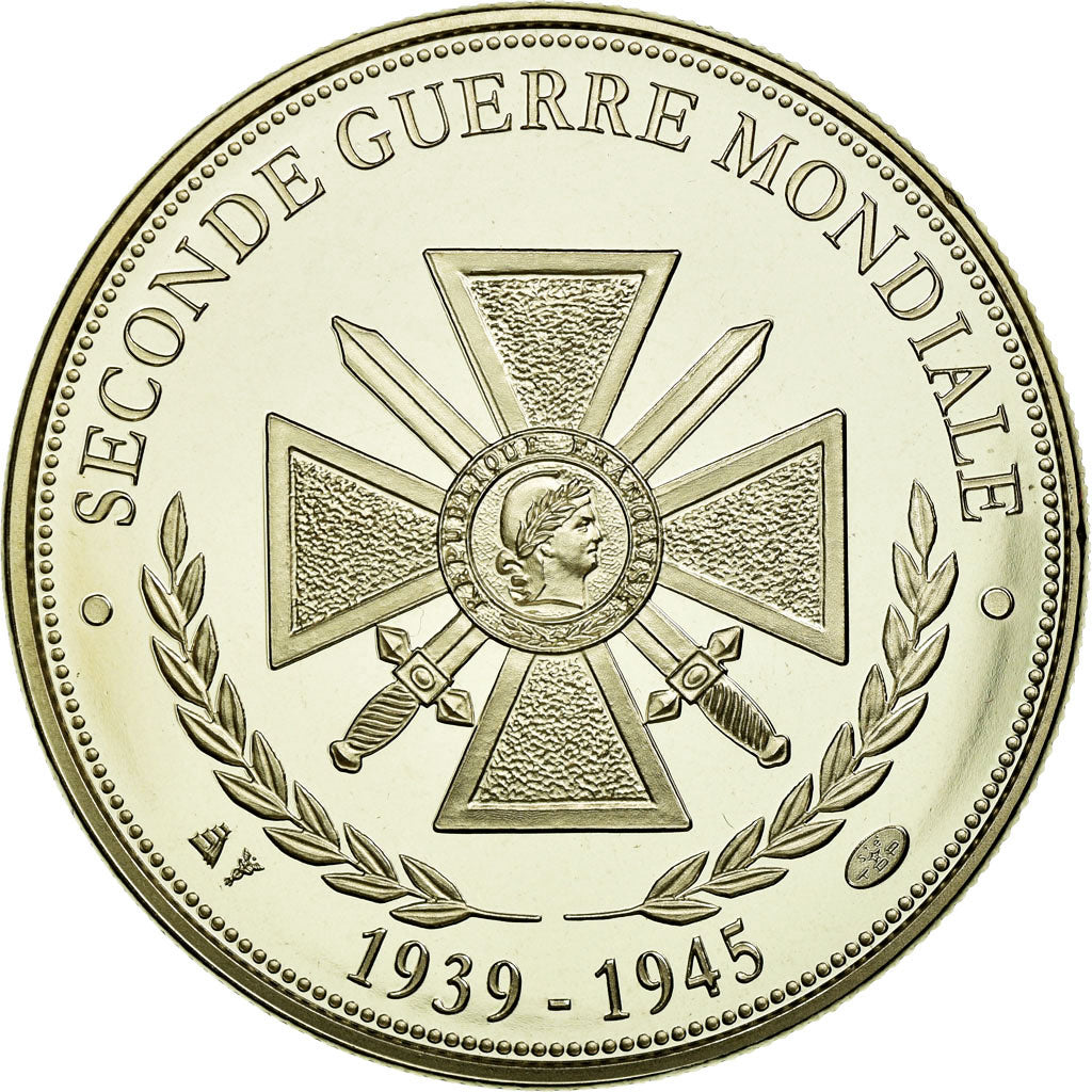 France, Médaille, Seconde Guerre Mondiale, Victoire du 8 Mai 1945, FDC, Cuivre