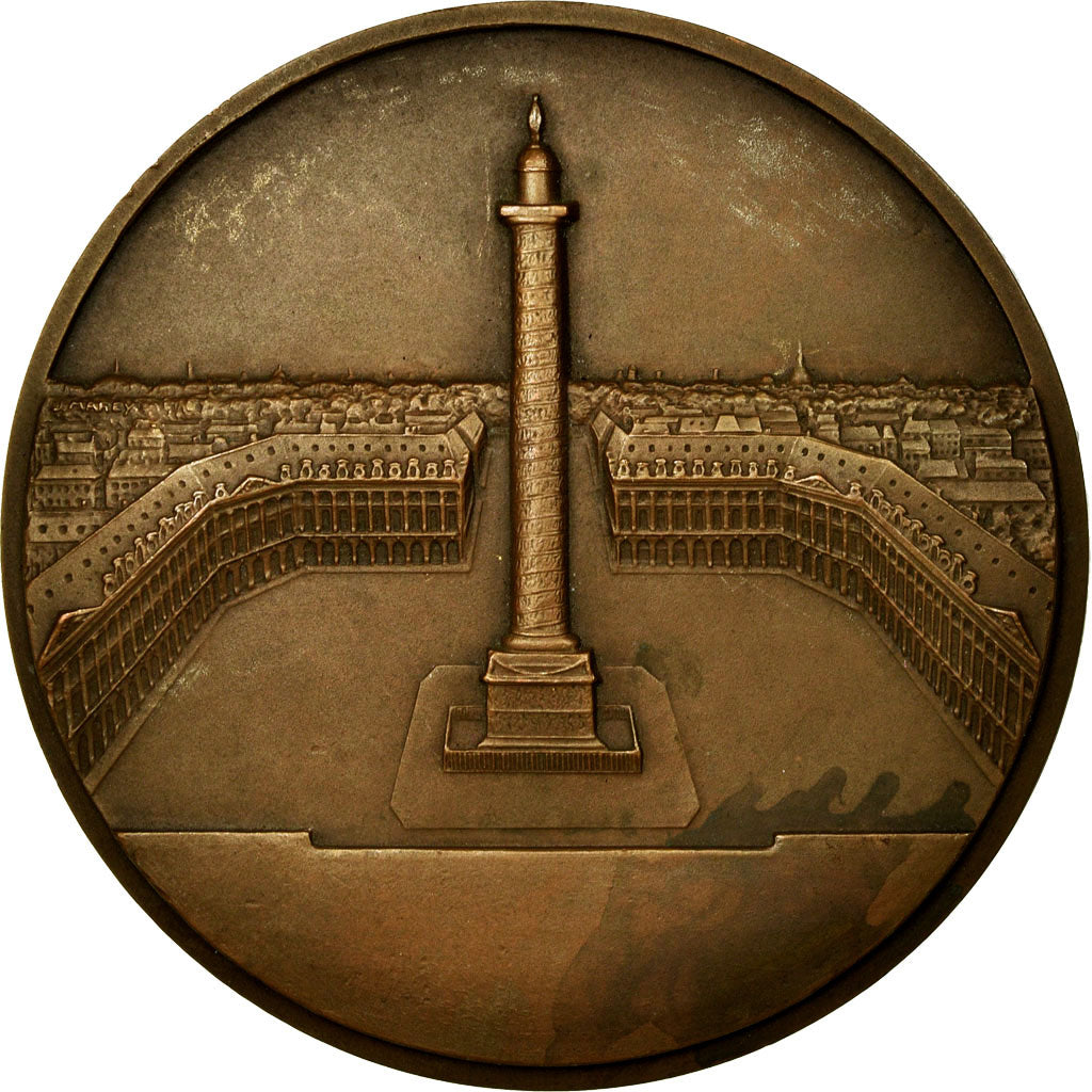 France, Medal, Compagnie d'Assurances l'Union, 125ème Anniversaire, 1954