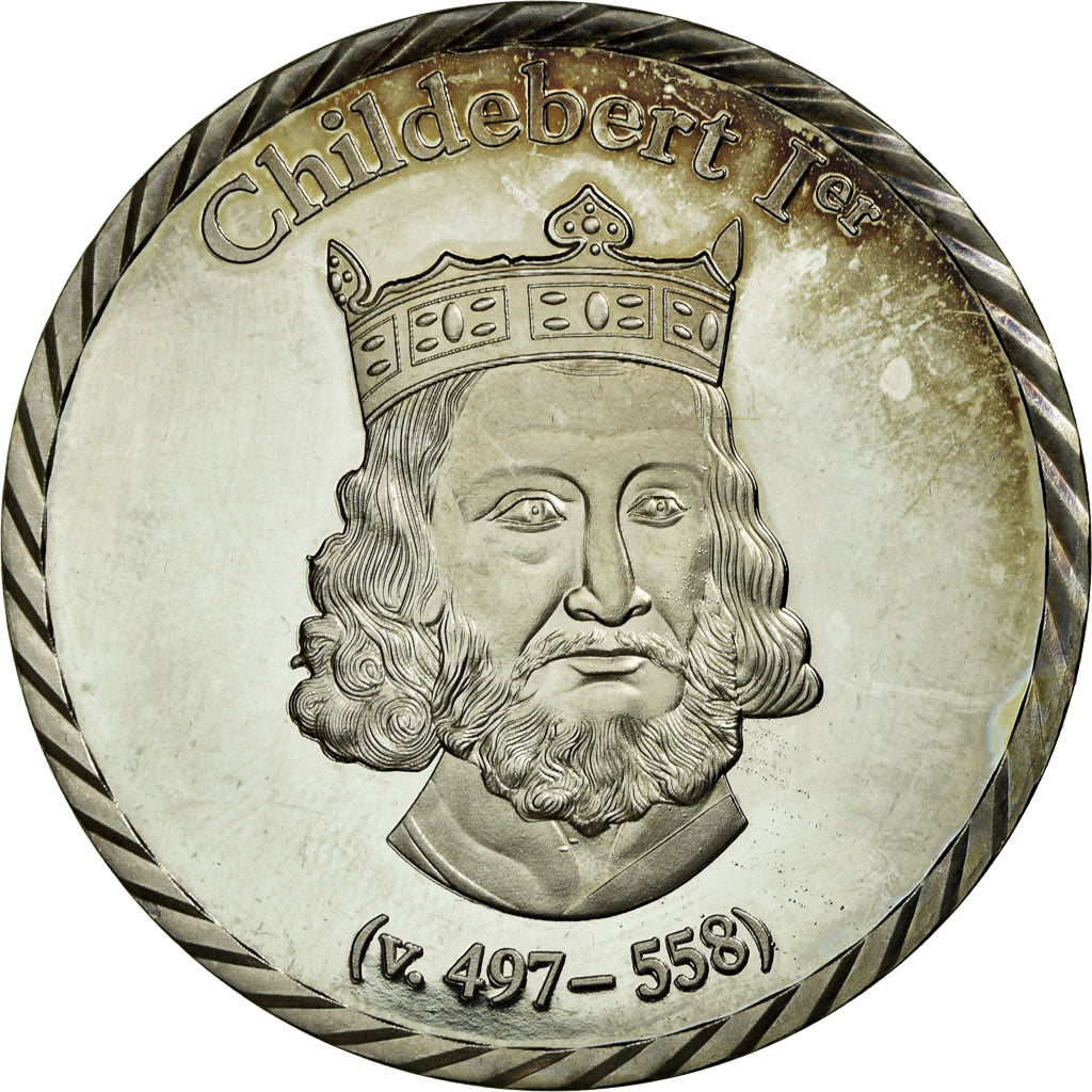 France, Médaille, Histoire, Childebert Ier, Fils de Clovis et de Clotilde