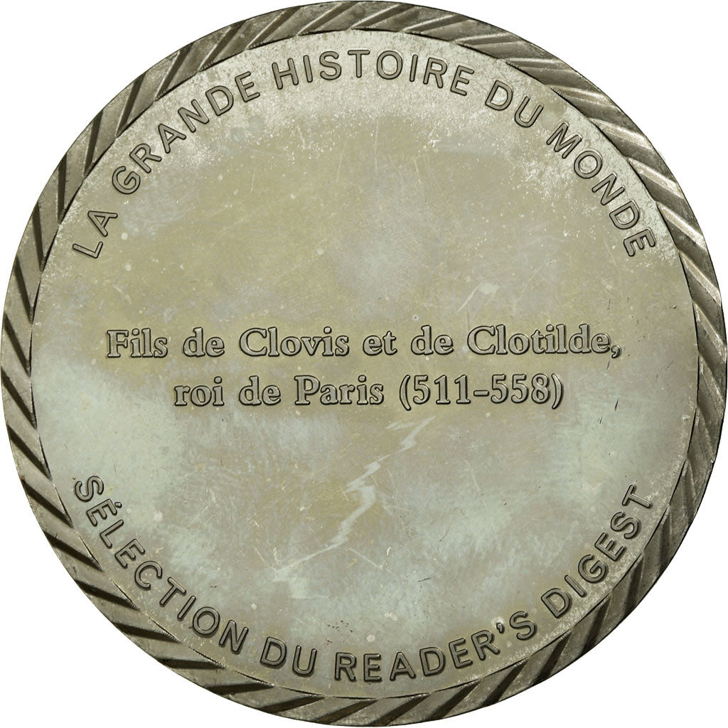 France, Médaille, Histoire, Childebert Ier, Fils de Clovis et de Clotilde