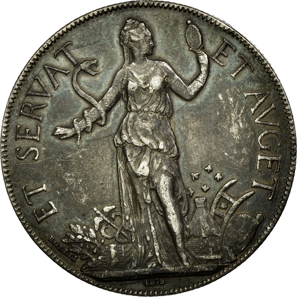 France, Jeton, Compagnie des Agents de Change près de la Bourse de paris, 1875