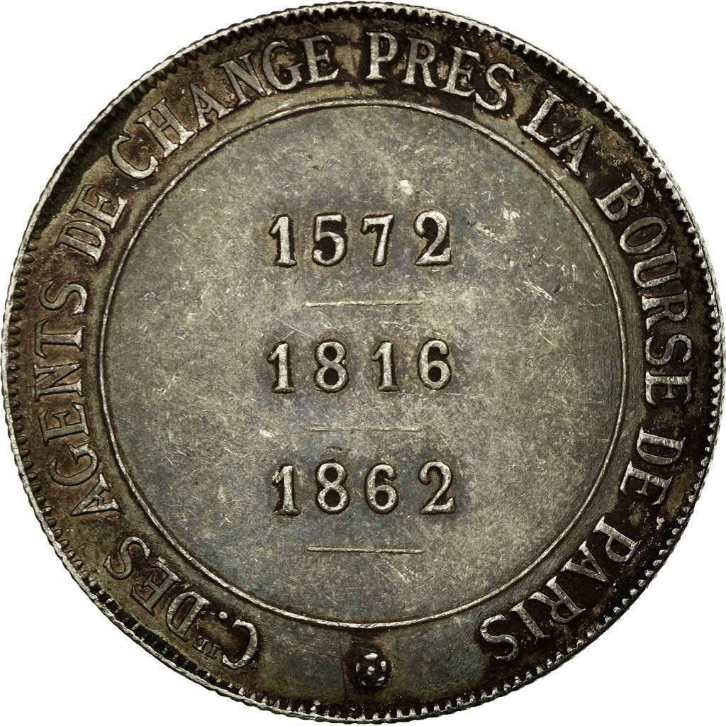 France, Jeton, Compagnie des Agents de Change près de la Bourse de paris, 1875