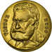 France, Medal, Victor Hugo, AU(50-53), Gilt Bronze
