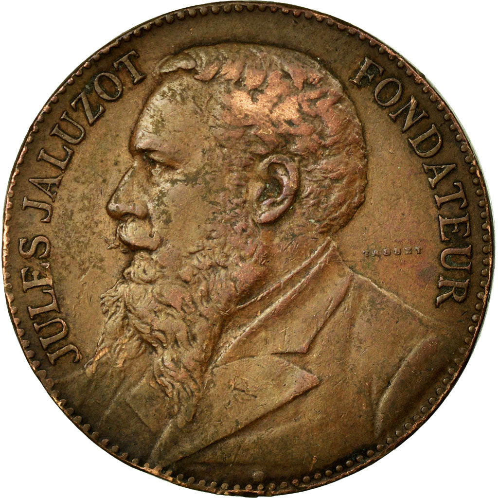 France, Jeton, Au Printemps, Jules Jaluzot, Paris, 1890, TTB, Bronze