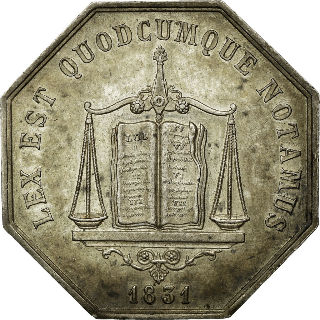 Frankreich, Token, Notaires de l'Arrondissement de Coulommiers, Seine et Marne
