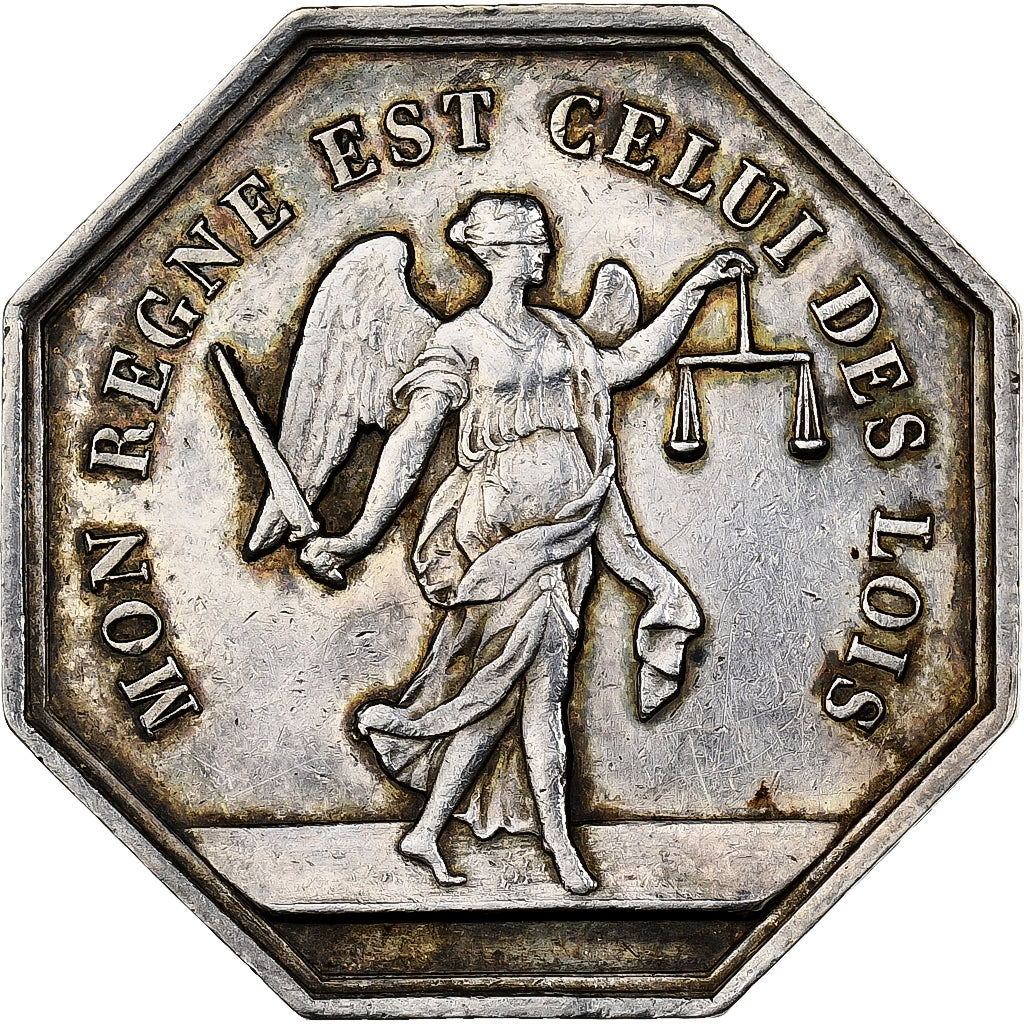 Frankreich, betaalpenning, Notaires de l'Arrondissement de Pont-Audemer, Silber