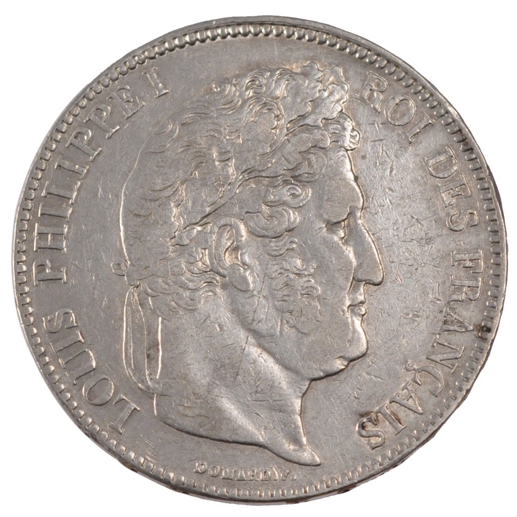 Monnaie, France, Louis-Philippe, 5 Francs, 1838, Bordeaux, TTB, Argent