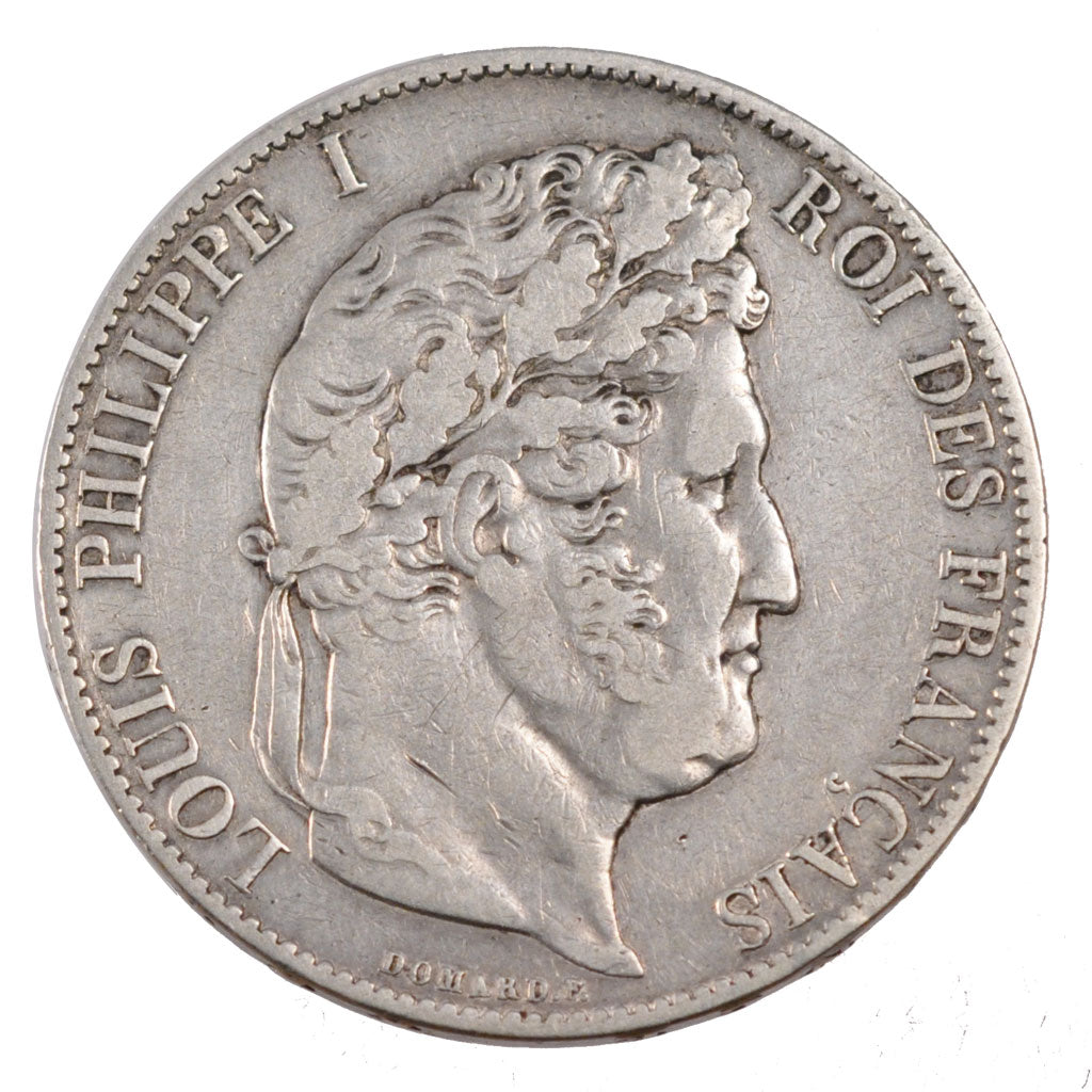 Coin, France, Louis-Philippe, 5 Francs, 1847, Paris, VF(30-35), Silver