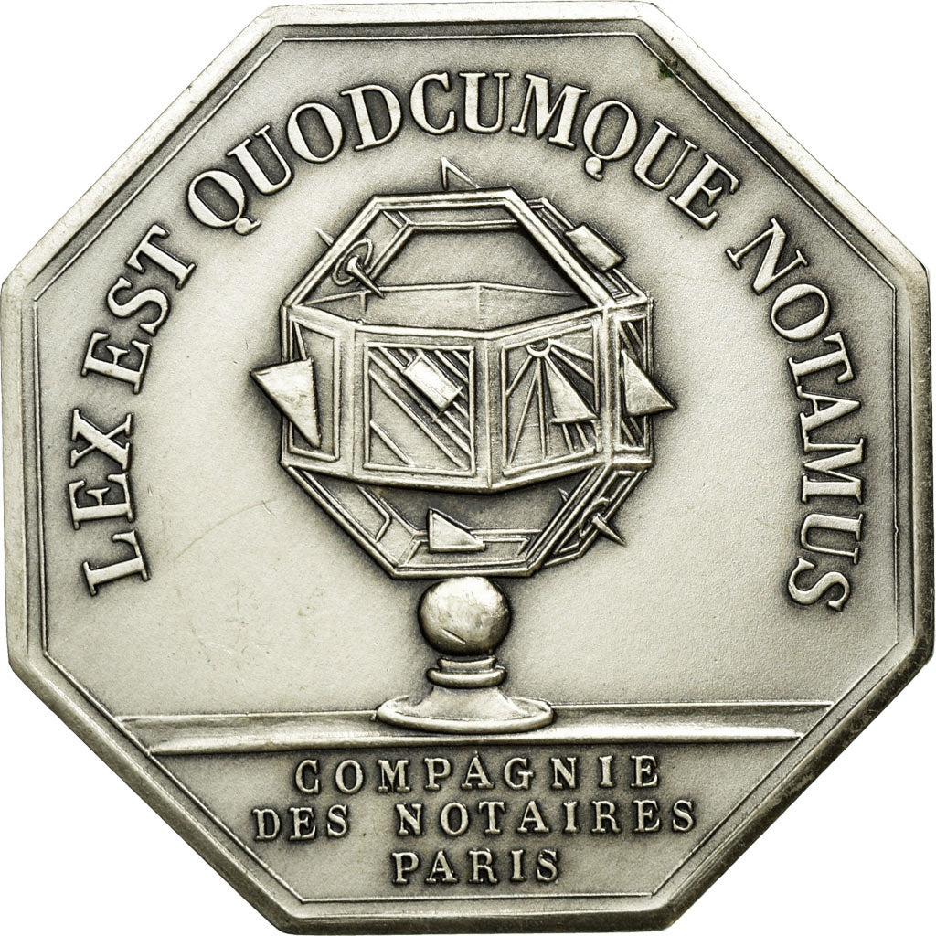 Francia, Token, Compagnie des Notaires de Paris, 1976, SPL, Argento