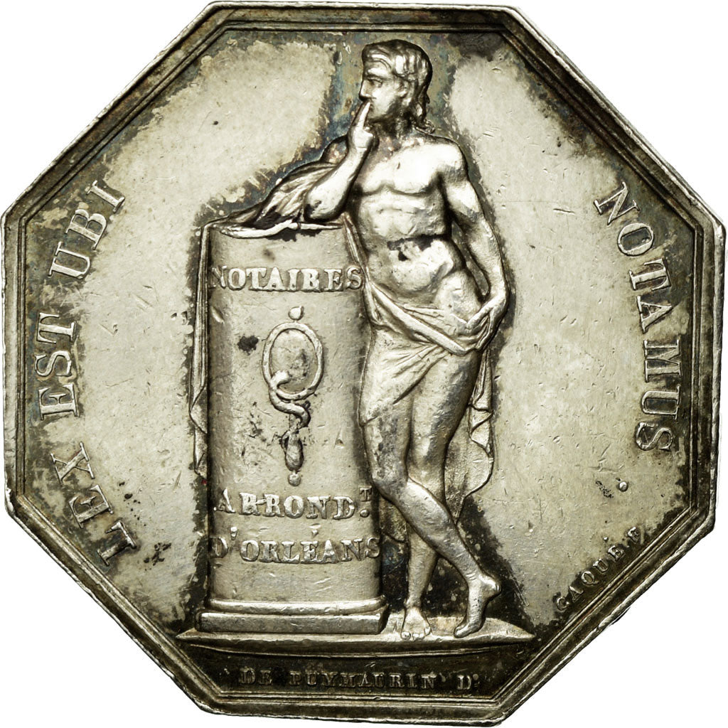 França, Token, Louis XVIII, Notaires de l'Arrondissement d'Orléans, De