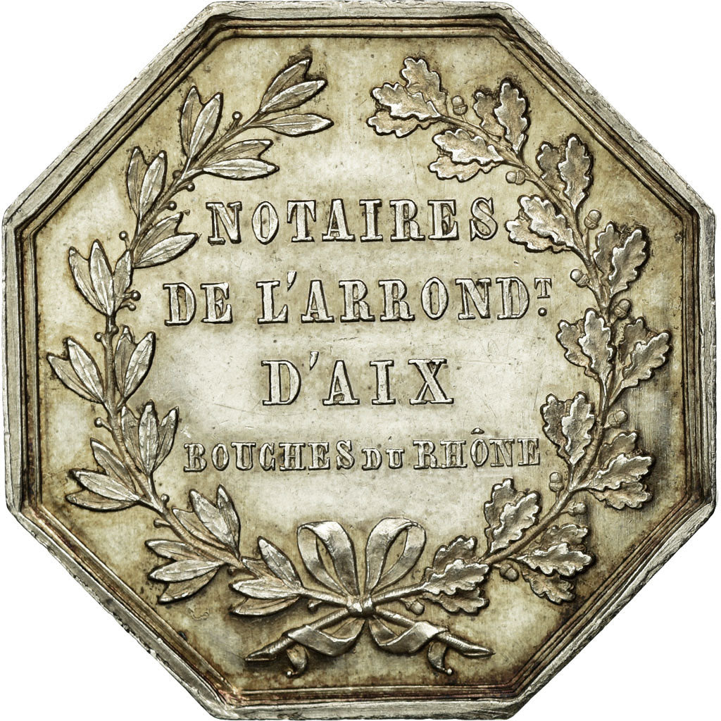 France, Token, Notaires de l'Arrondissement d'Aix, Bouches du Rhône, MS(63)