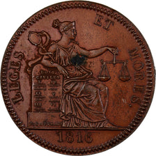 Frankrijk, Token, Notaires de l'Arrondissement d'Amiens, 1816, Koper, Gatteaux