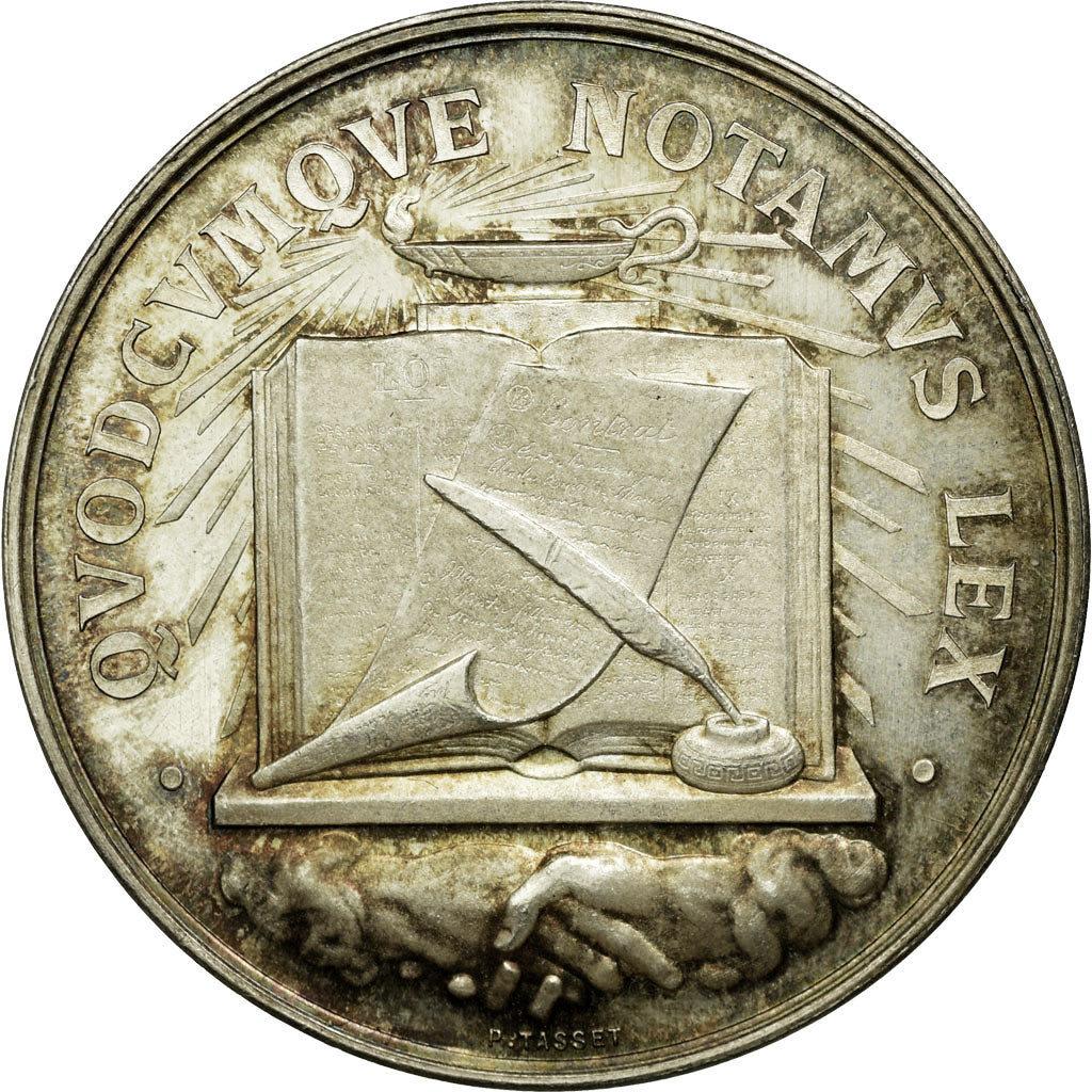 Francia, Token, Chambre des Notaires d'Arras, Tasset, SPL, Argento, Lerouge:20