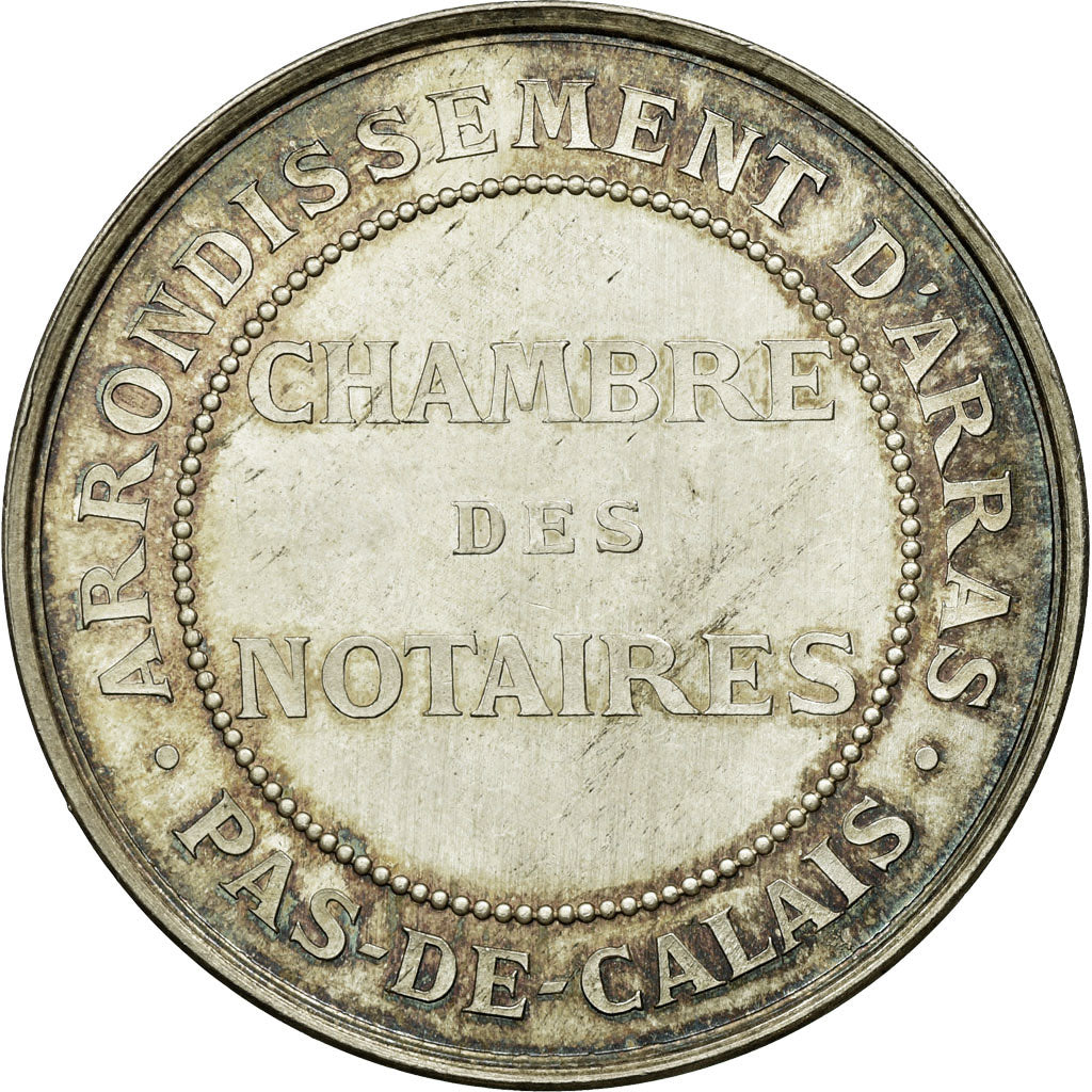 Francia, Token, Chambre des Notaires d'Arras, Tasset, SPL, Argento, Lerouge:20