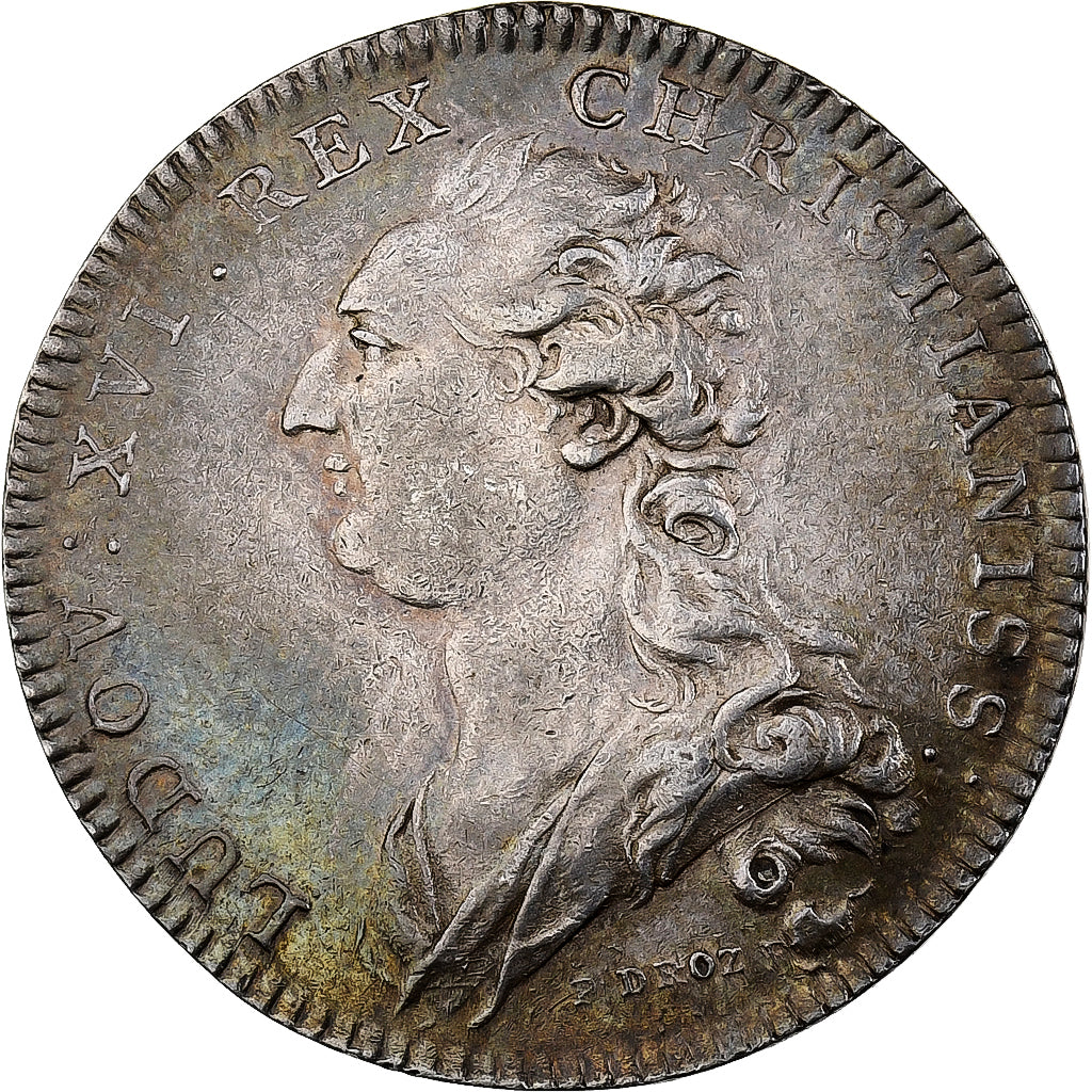 France, Token, Louis XVI, Conseillers du Roi et Notaires, Silver, Droz