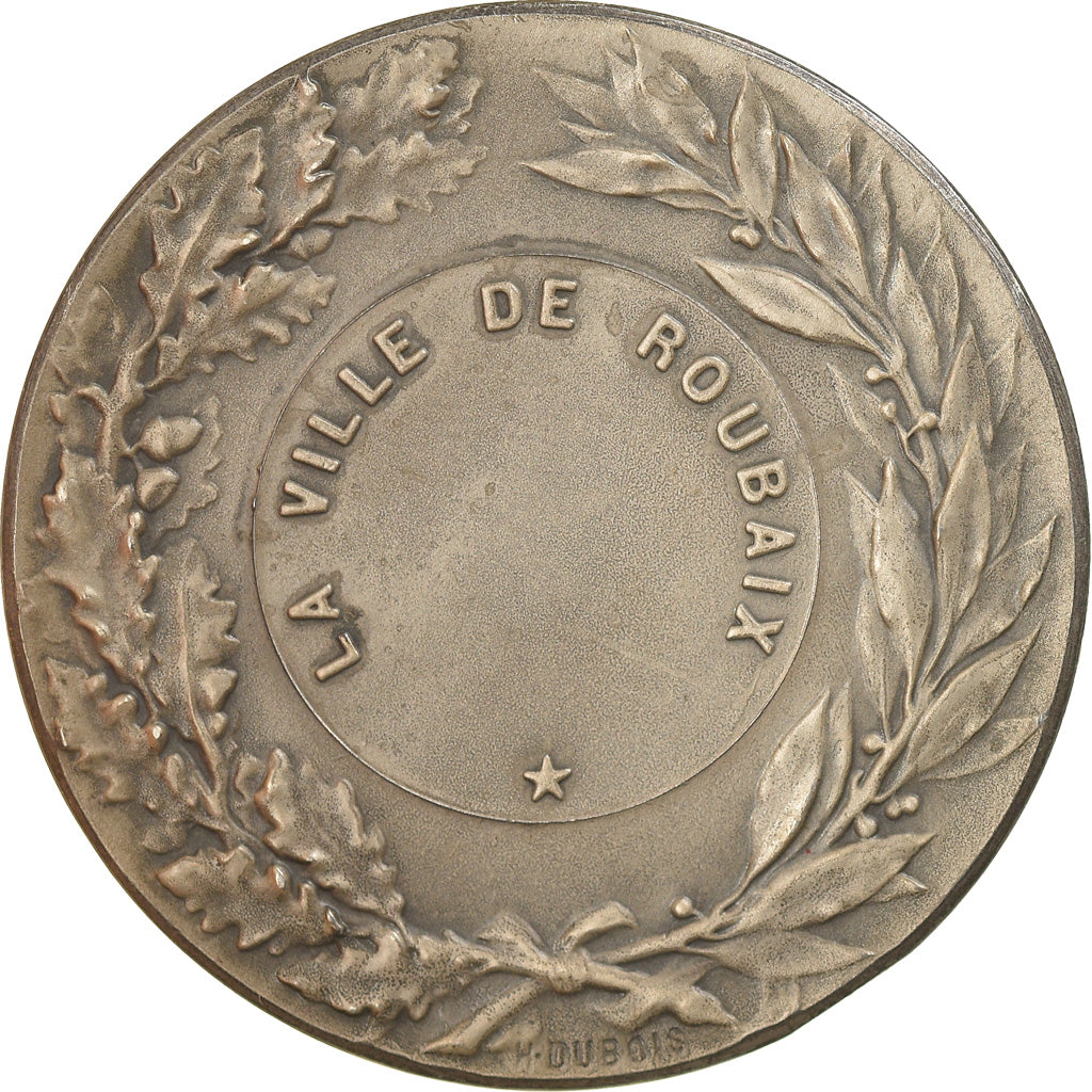 France, Médaille, Ville de Roubaix, Geography, Dubois.H, SPL, Argent
