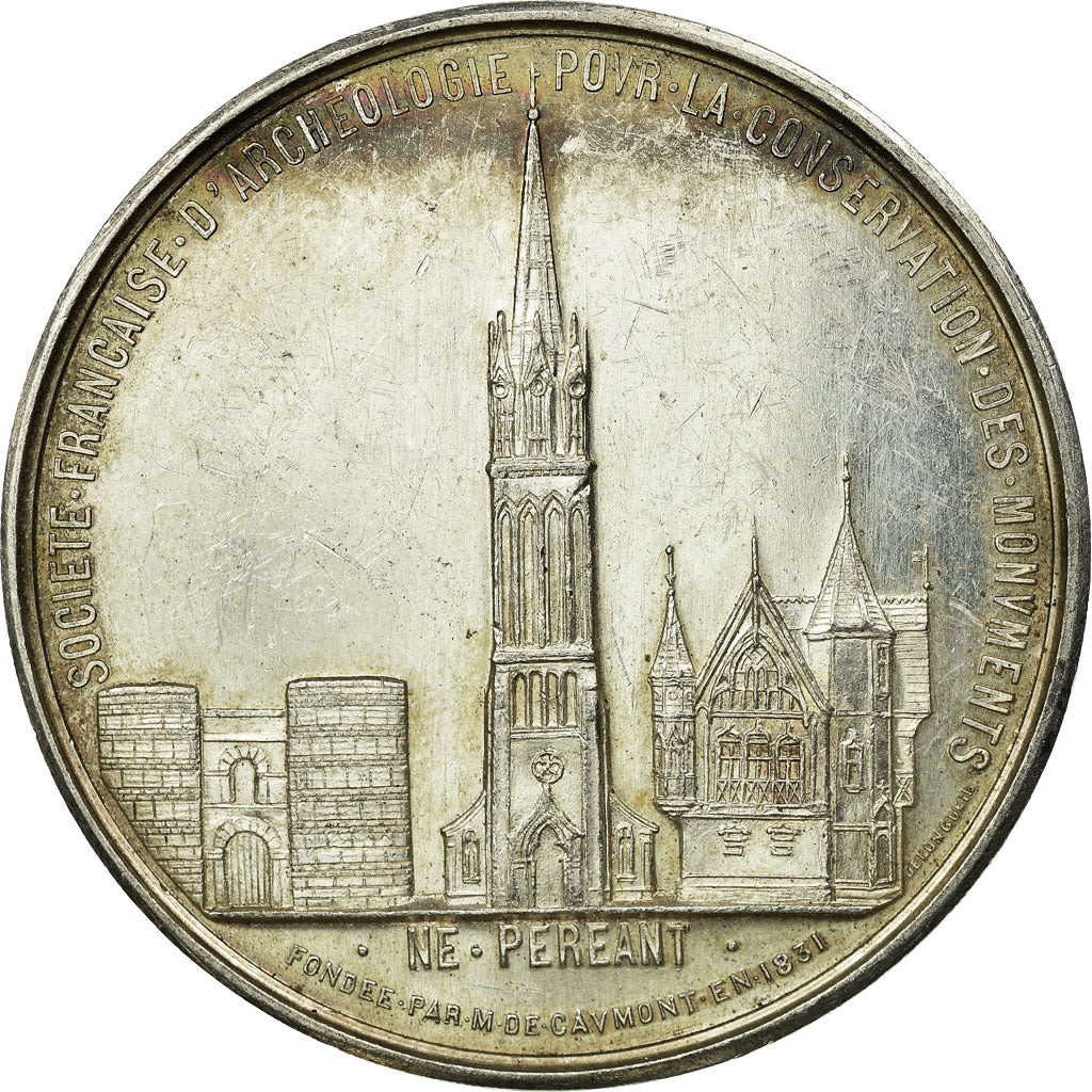 France, Médaille, Recherches Archéologiques sur la Picardie, Congrès de