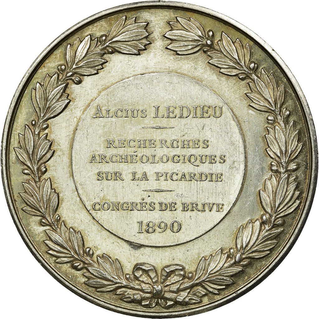 France, Médaille, Recherches Archéologiques sur la Picardie, Congrès de